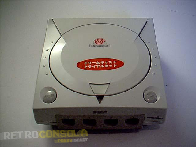 Sega Dreamcast Consola Paquete 2 controladores HKT-3020 Probado 